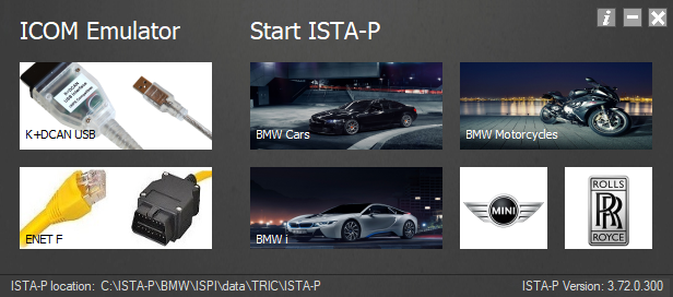 ISTA-P 3.72.0.300 — BMW E & R Series ECU Programming