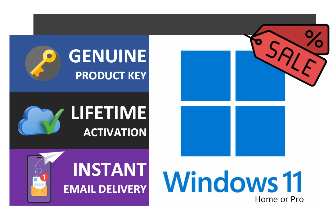 Windows 11 License Key – Home & Pro (OEM)