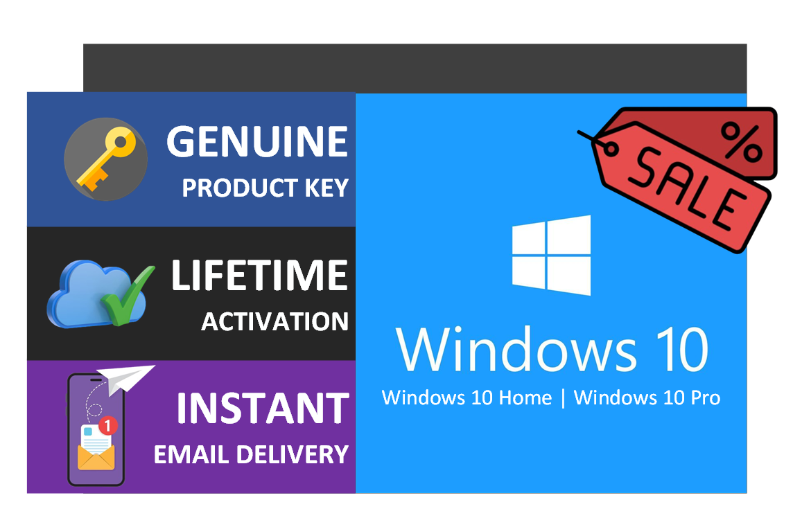 Windows 10 License Key – Home & Pro (Retail)