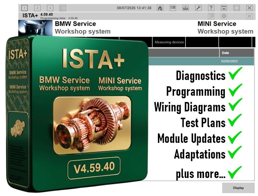 Alphabimmer ISTA+ 4.59.40 | Diagnostics | All Series | For BMW/Mini - Alphabimmer - Digital Software