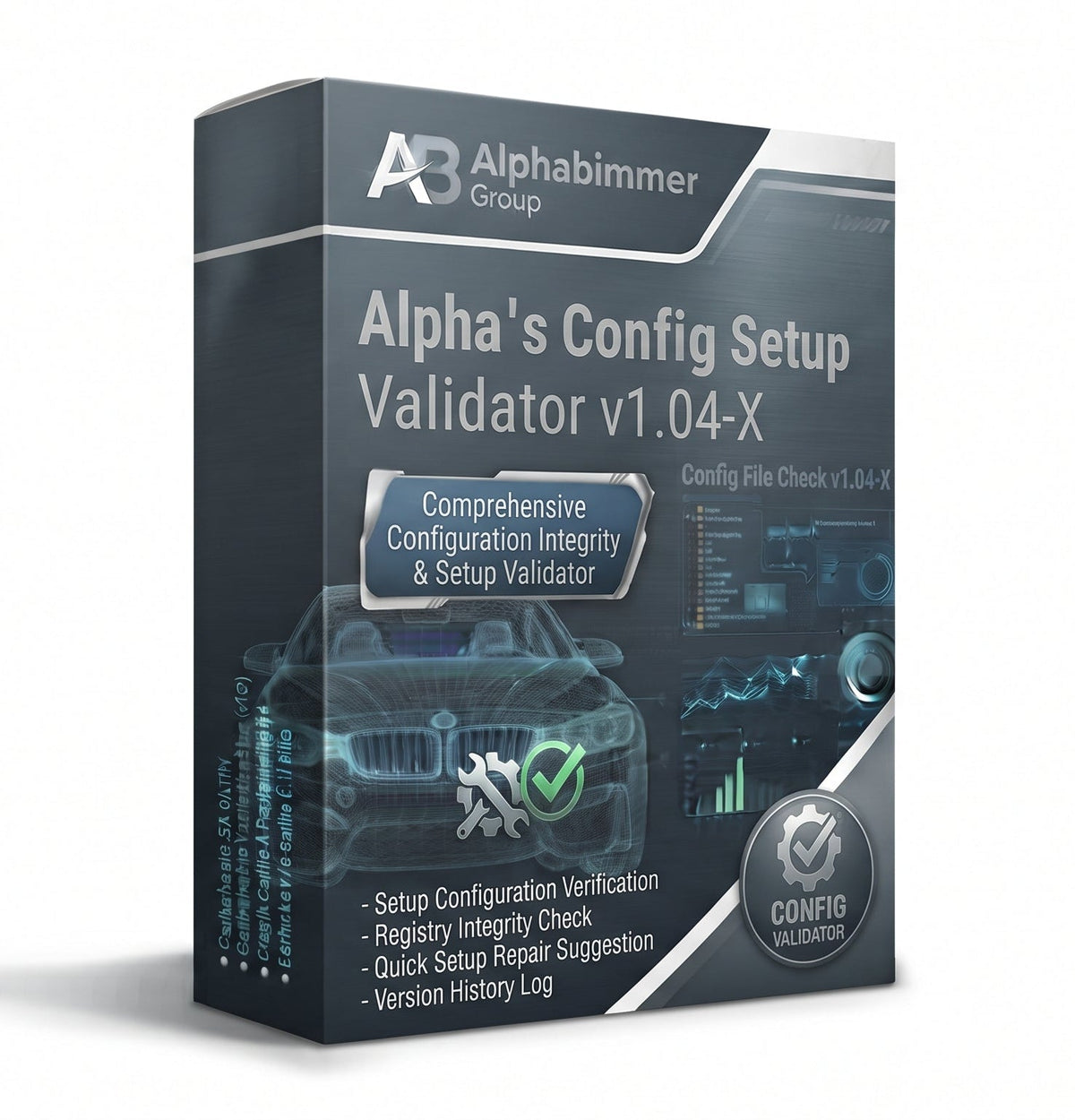 Alpha's Config Setup Validator v1.04-X - Alphabimmer - Automotive Diagnostic Tools