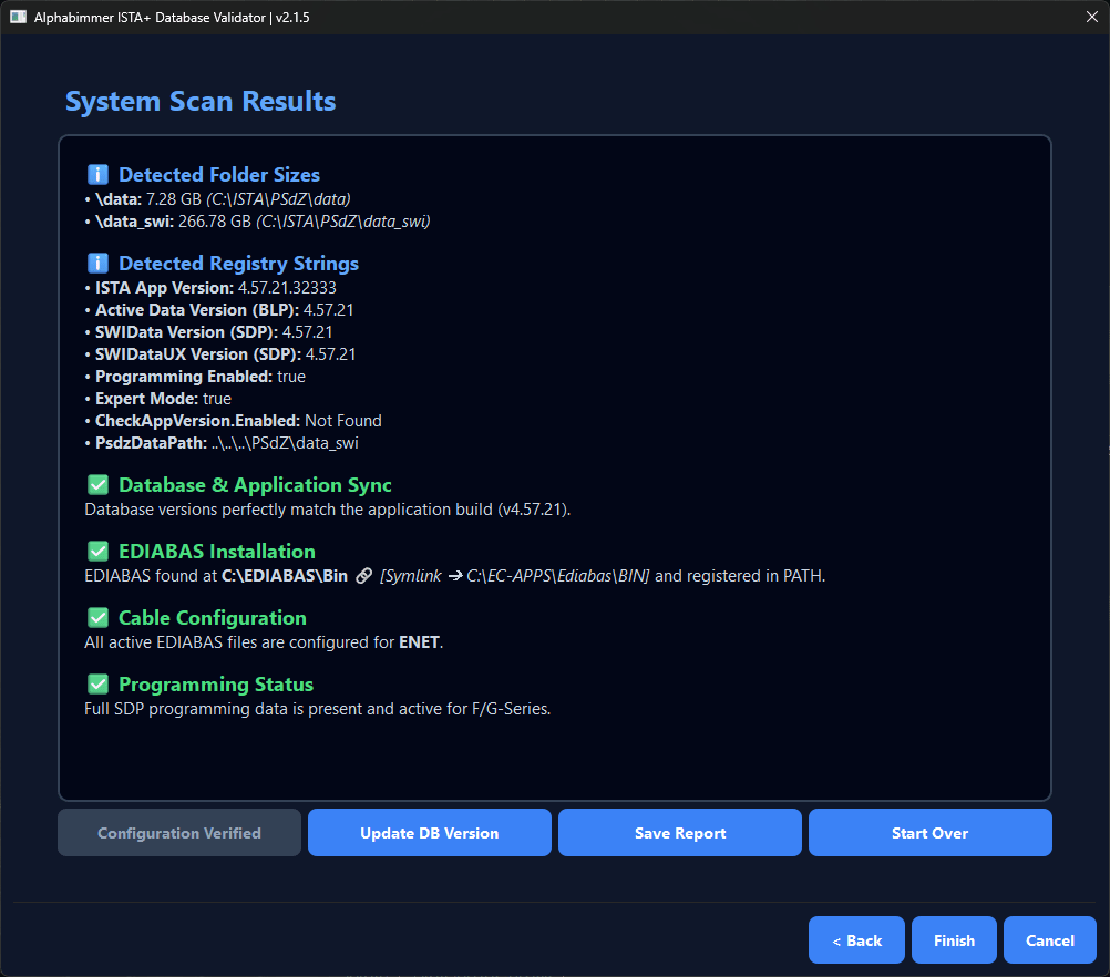 Alpha's ISTA+ Database Validator Tool - Alphabimmer - Automotive Diagnostic Tools