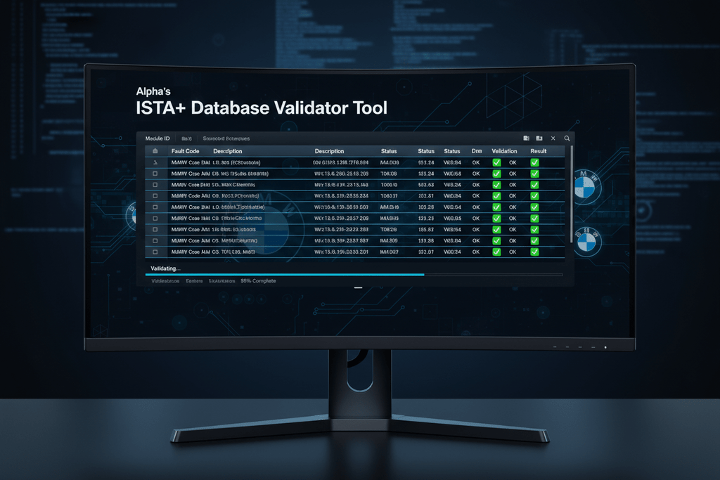 Alpha's ISTA+ Database Validator Tool - Alphabimmer - Automotive Diagnostic Tools