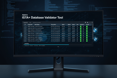 Alpha's ISTA+ Database Validator Tool - Alphabimmer - Automotive Diagnostic Tools