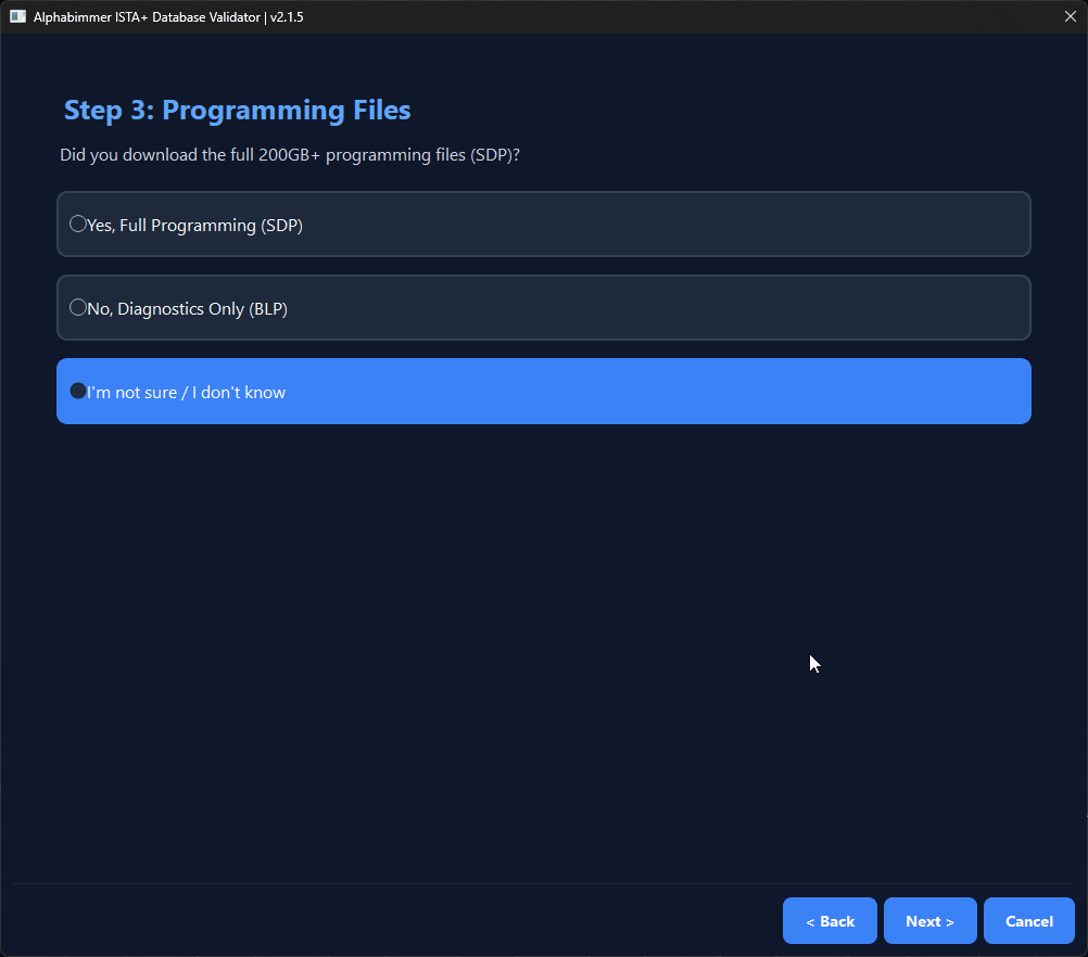Alpha's ISTA+ Database Validator Tool - Alphabimmer - Automotive Diagnostic Tools