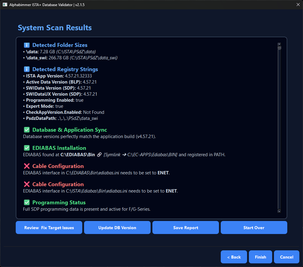 Alpha's ISTA+ Database Validator Tool - Alphabimmer - Automotive Diagnostic Tools