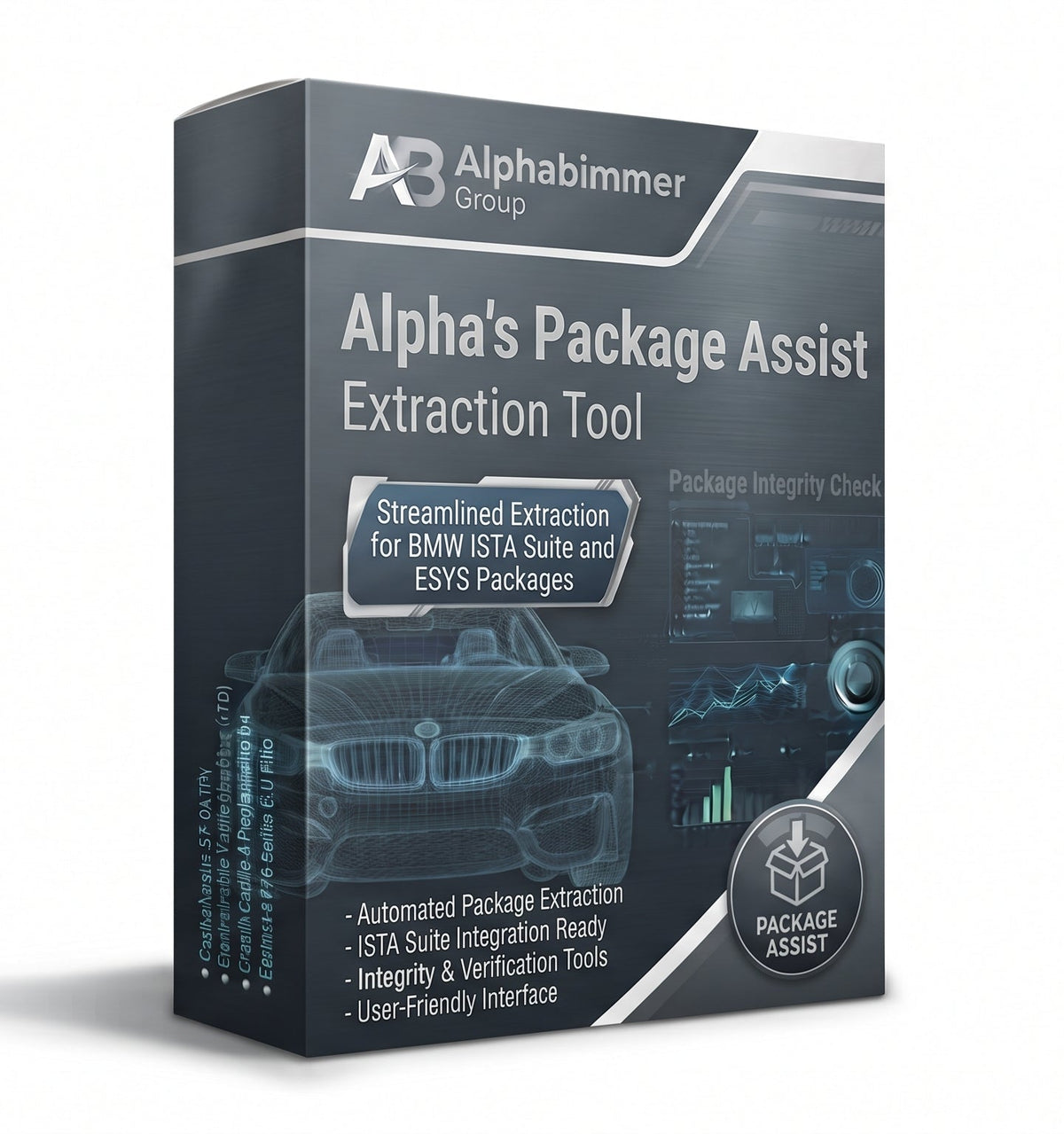 Alpha's Package Assist - Extraction Tool - For ISTA Suite and ESYS - Alphabimmer - Automotive Diagnostic Tools