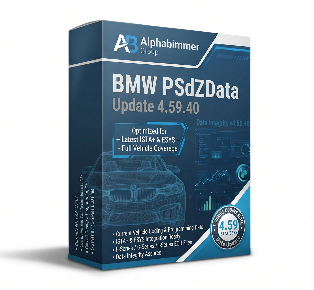 BMW PSdZData - Update 4.59.40 For ISTA+ & ESYS - Alphabimmer - Automotive Diagnostic Tools