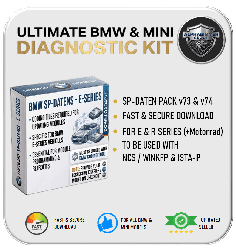 BMW SP-DATEN Updates v73 v74 | Programming Data Files - Alphabimmer - Digital Software