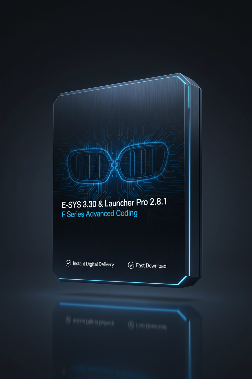 E-SYS 3.30 & Launcher Pro 2.8.1, software, for bmw and mini, f series advanced coding
