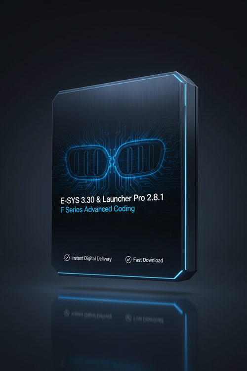 E-SYS 3.30 & Launcher Pro 2.8.1, software, for bmw and mini, f series advanced coding