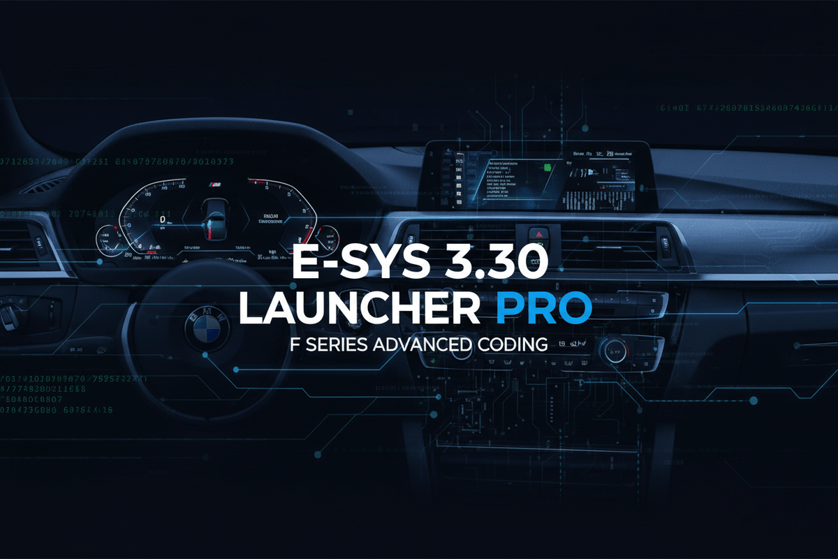 E-SYS 3.30.1 with Launcher Pro 2.8.1 — BMW F-Series Coding - Alphabimmer - Automotive Diagnostic Tools