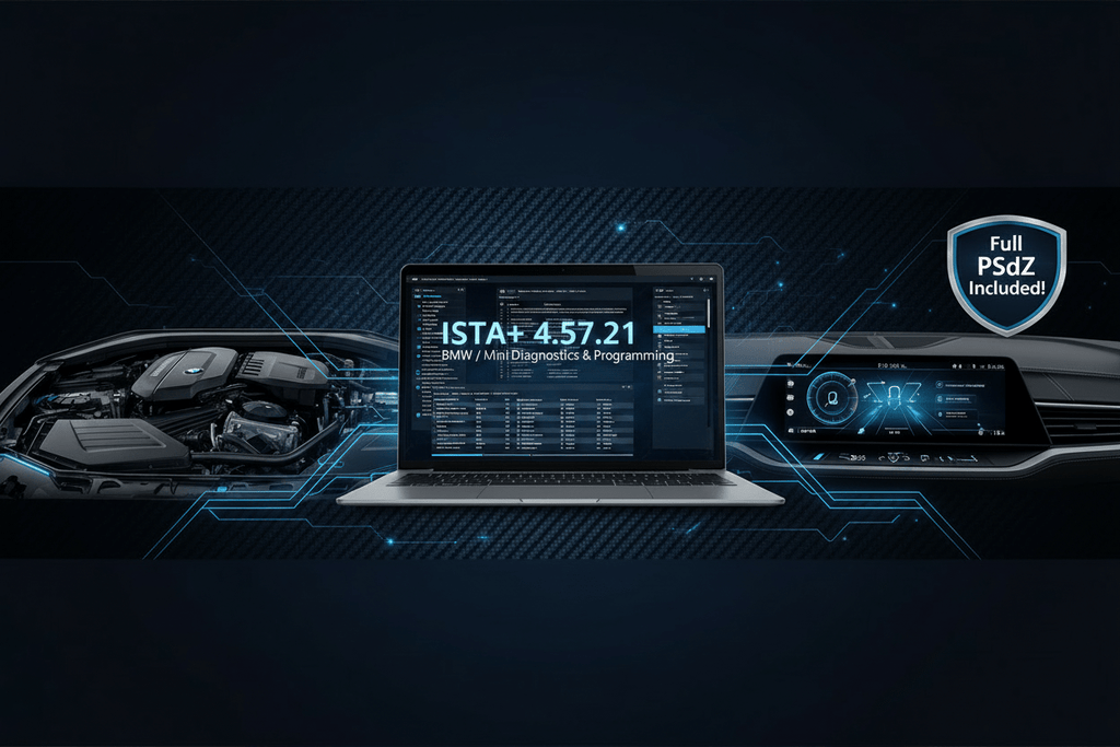 ISTA+ Diagnostics 4.57.21 with Full PSdZData - All BMW and Mini E F G I - Alphabimmer - Automotive Diagnostic Tools