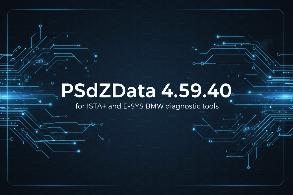 PSdZData 4.59.40 — Update for ISTA+ & E-SYS Programming - Alphabimmer - Automotive Diagnostic Tools